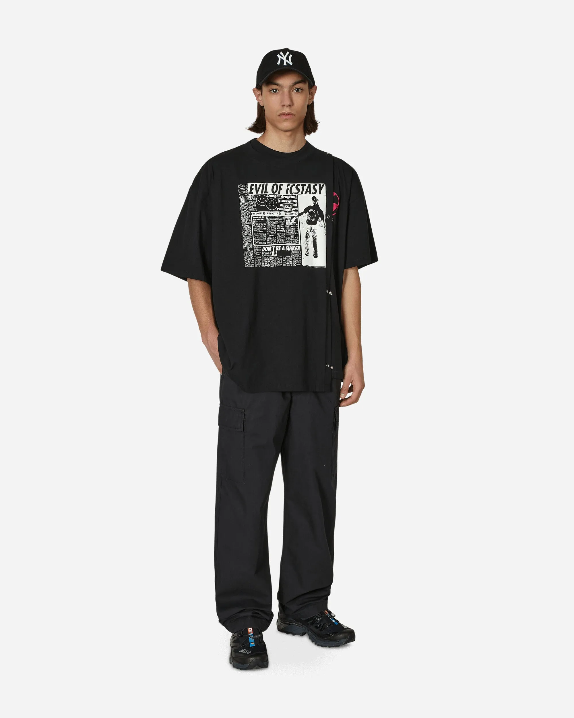 Disco Danger Layer T-Shirt Black