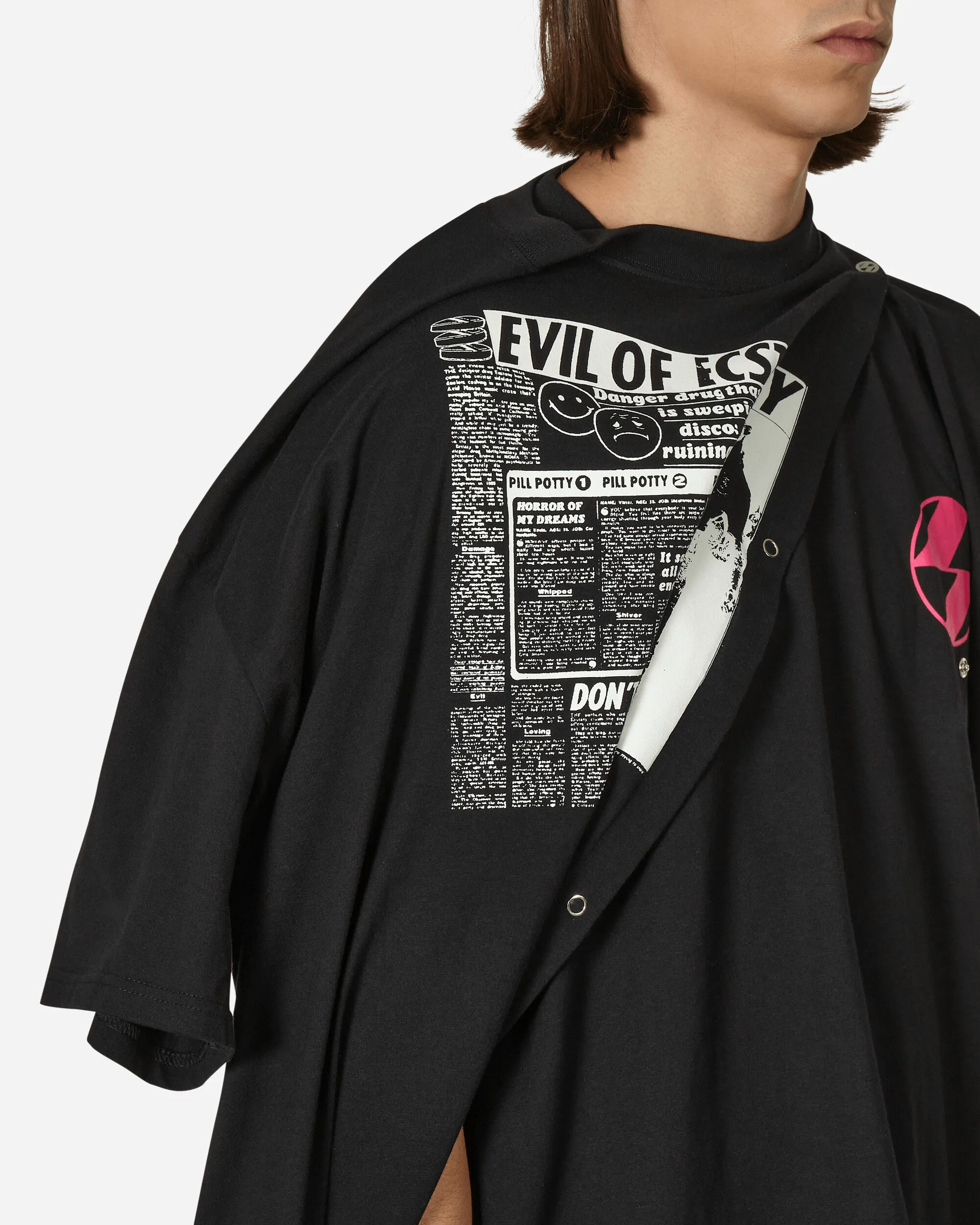 Disco Danger Layer T-Shirt Black