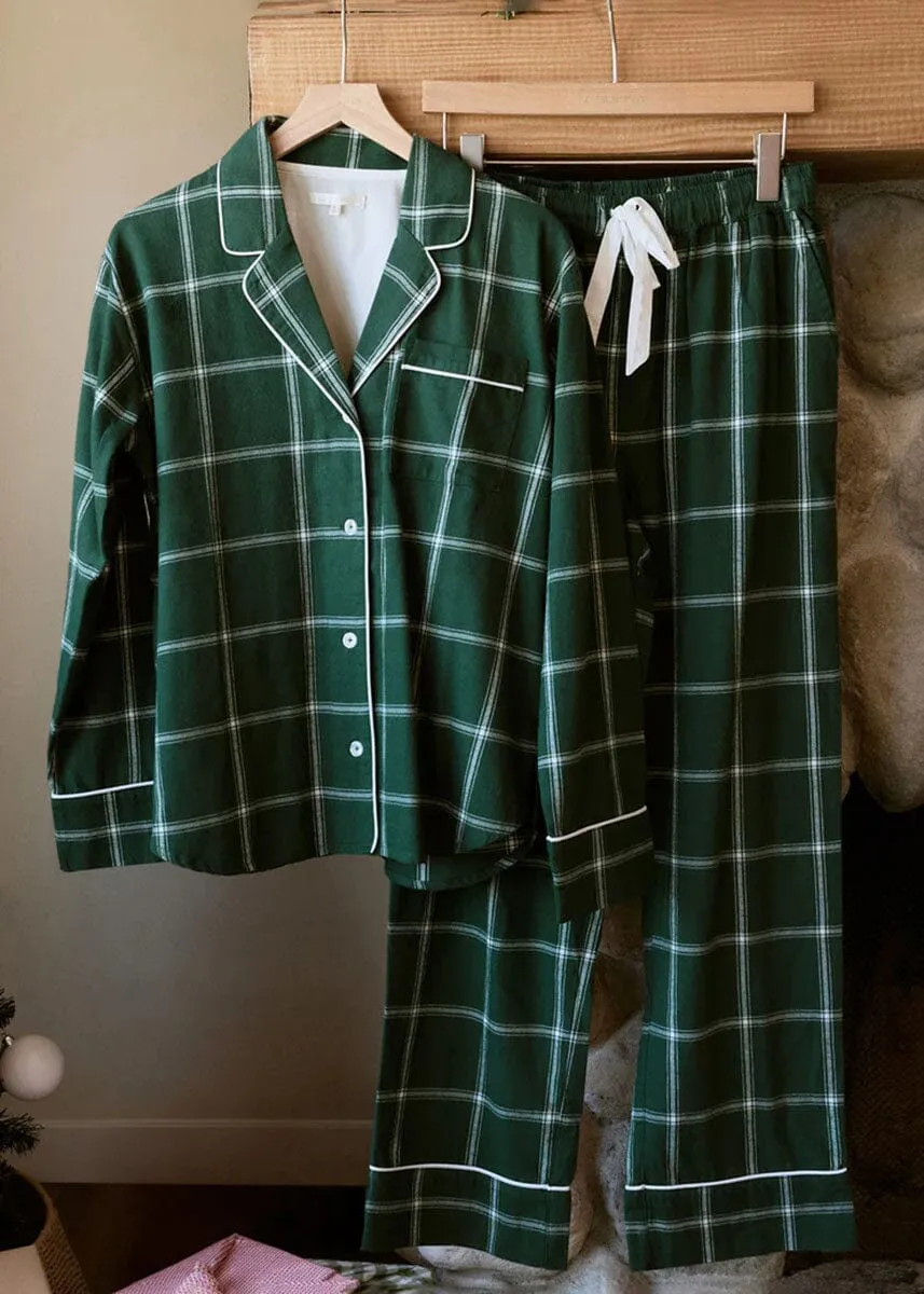 Dreamer Plaid Jammies Set - Noble Fir