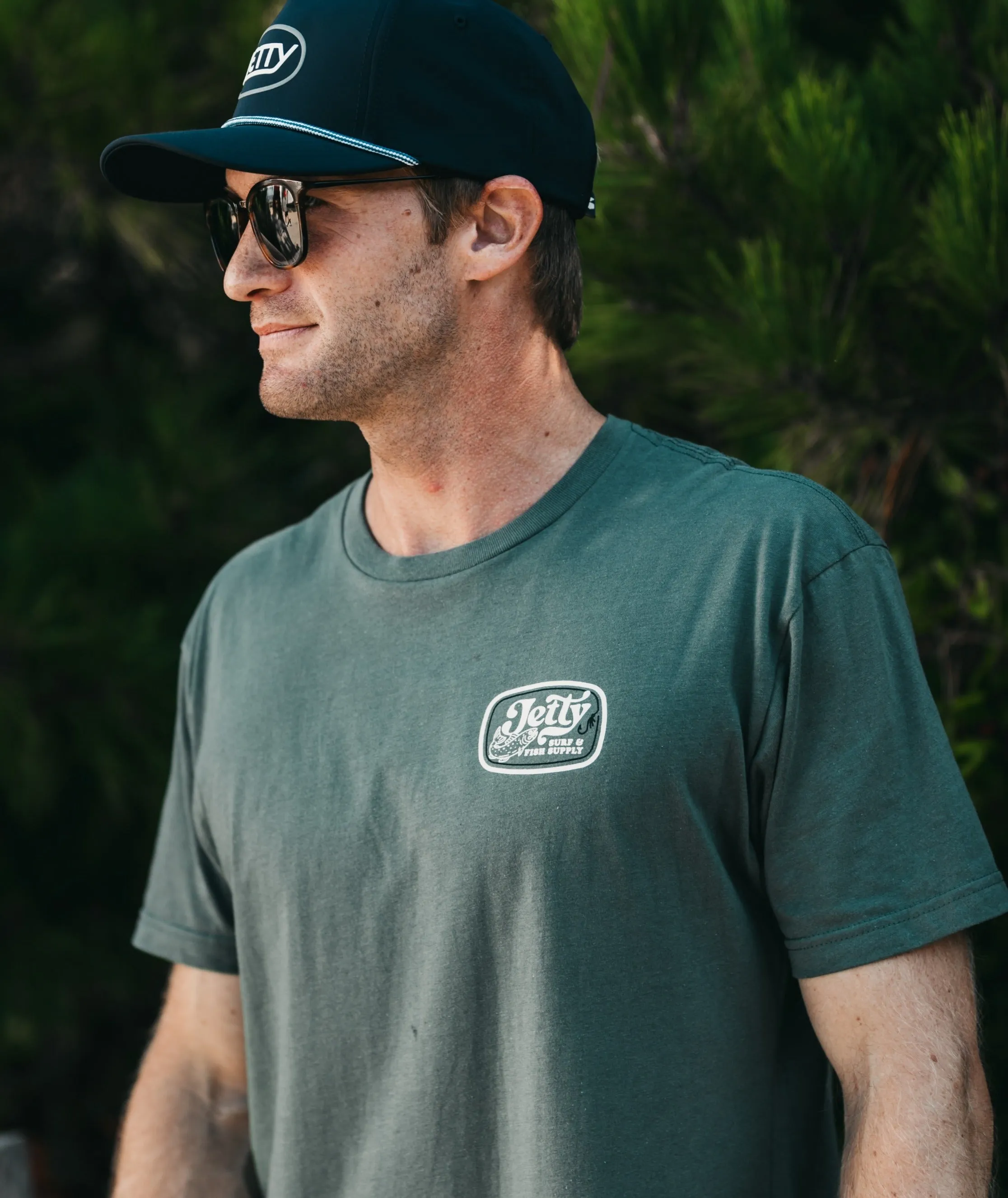 Dropper Tee - Forest Green