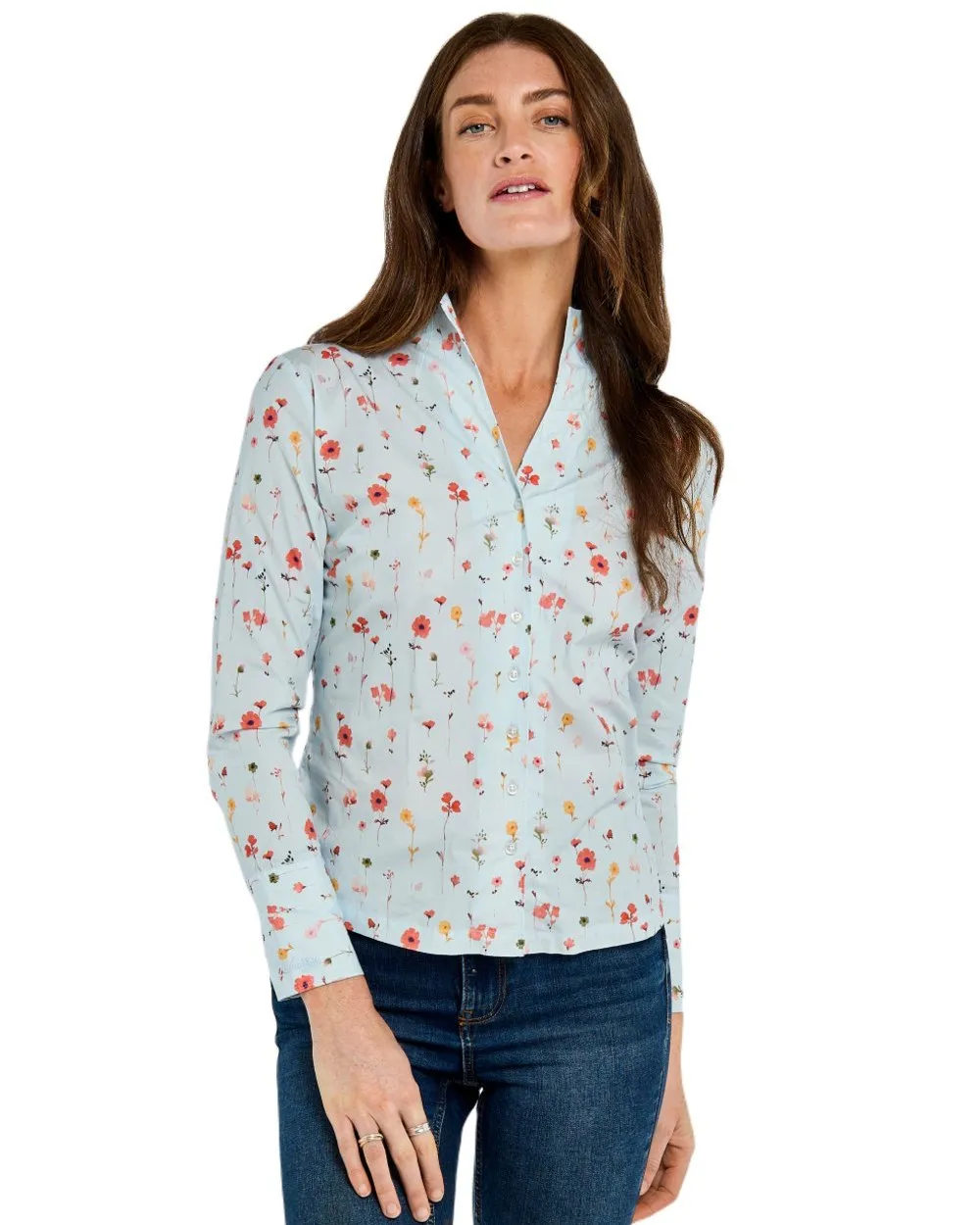 Dubarry Womens Fuchsia Printed Long Sleeve Shirt