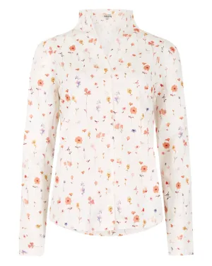 Dubarry Womens Fuchsia Printed Long Sleeve Shirt