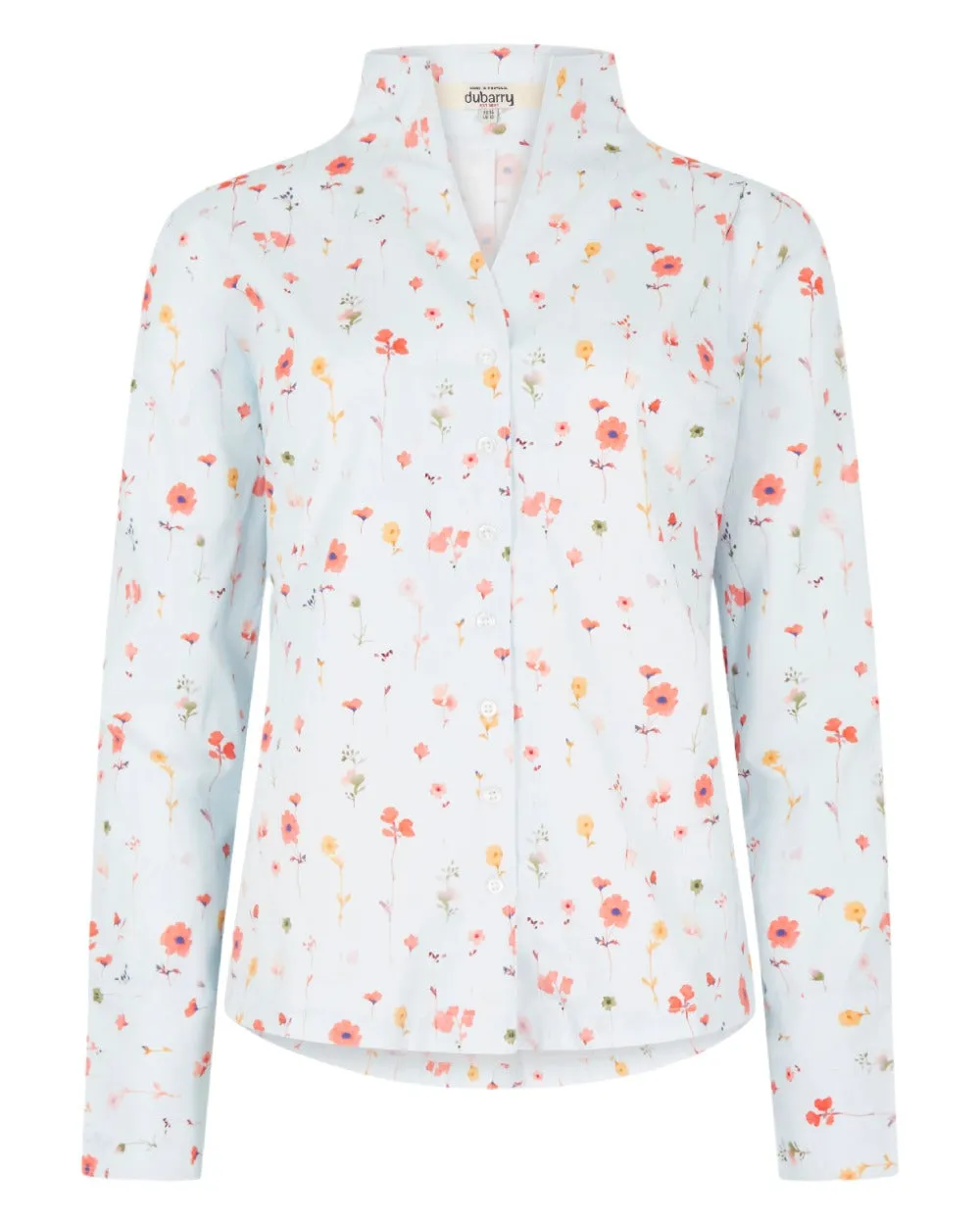 Dubarry Womens Fuchsia Printed Long Sleeve Shirt