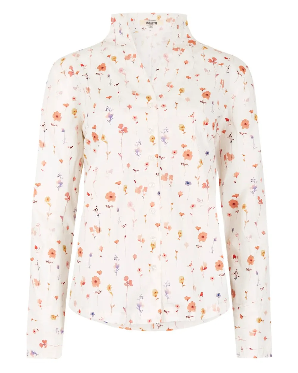 Dubarry Womens Fuchsia Printed Long Sleeve Shirt