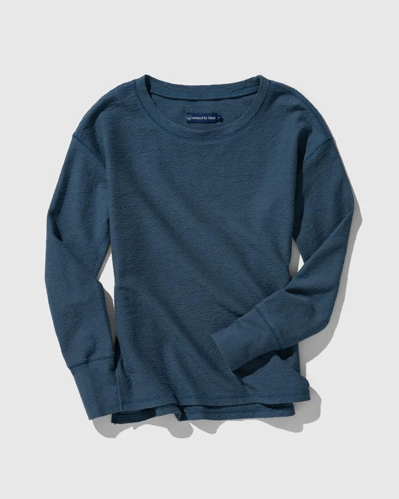 EcoKnit™ Textured Long-Sleeve Tee