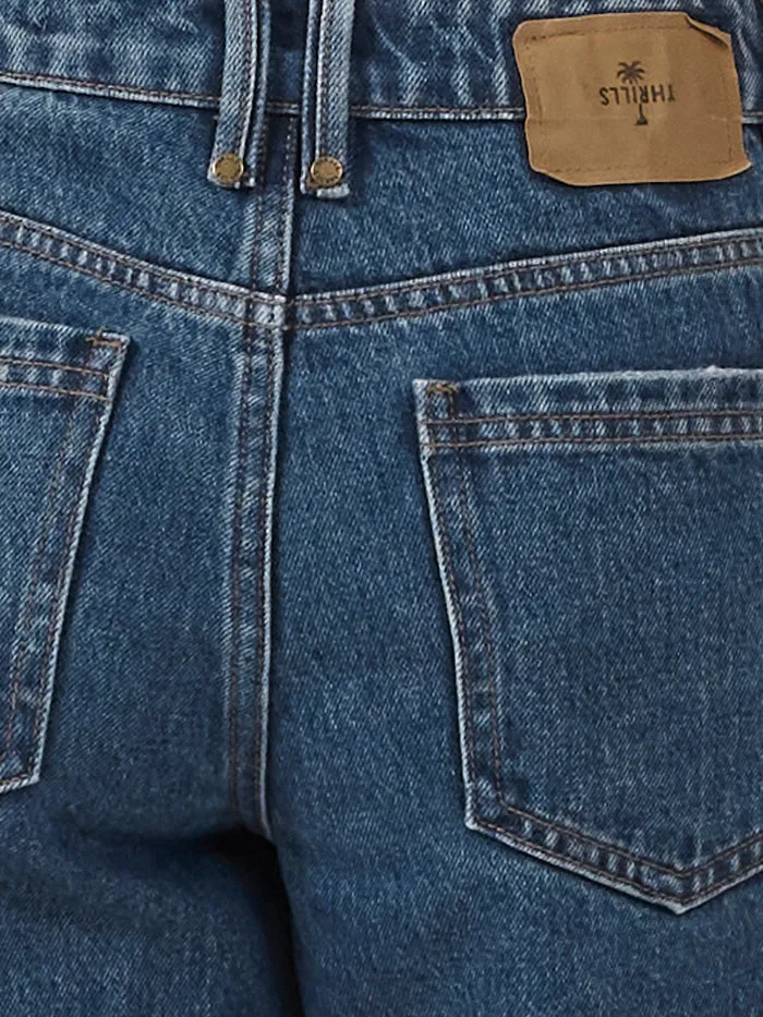 Erica Mid Rise Short - Highway Blue