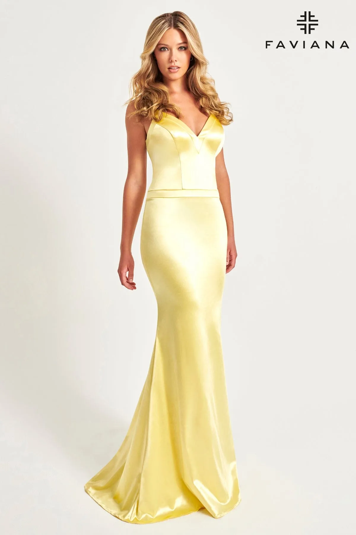 Faviana 11052 Fitted Long Formal Prom Dress