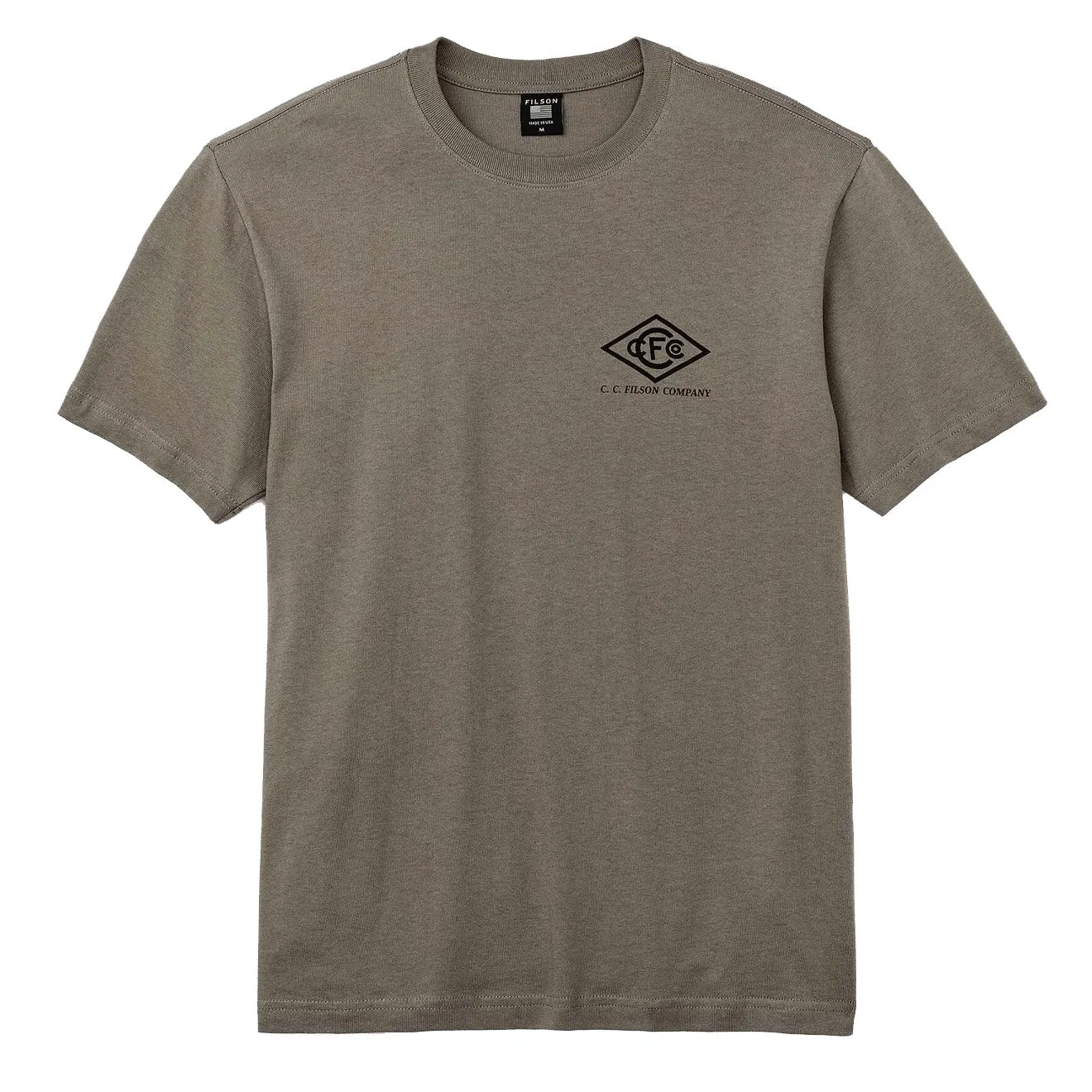 Filson S/S Pioneer Graphic T Shirt Morel / Chainlink