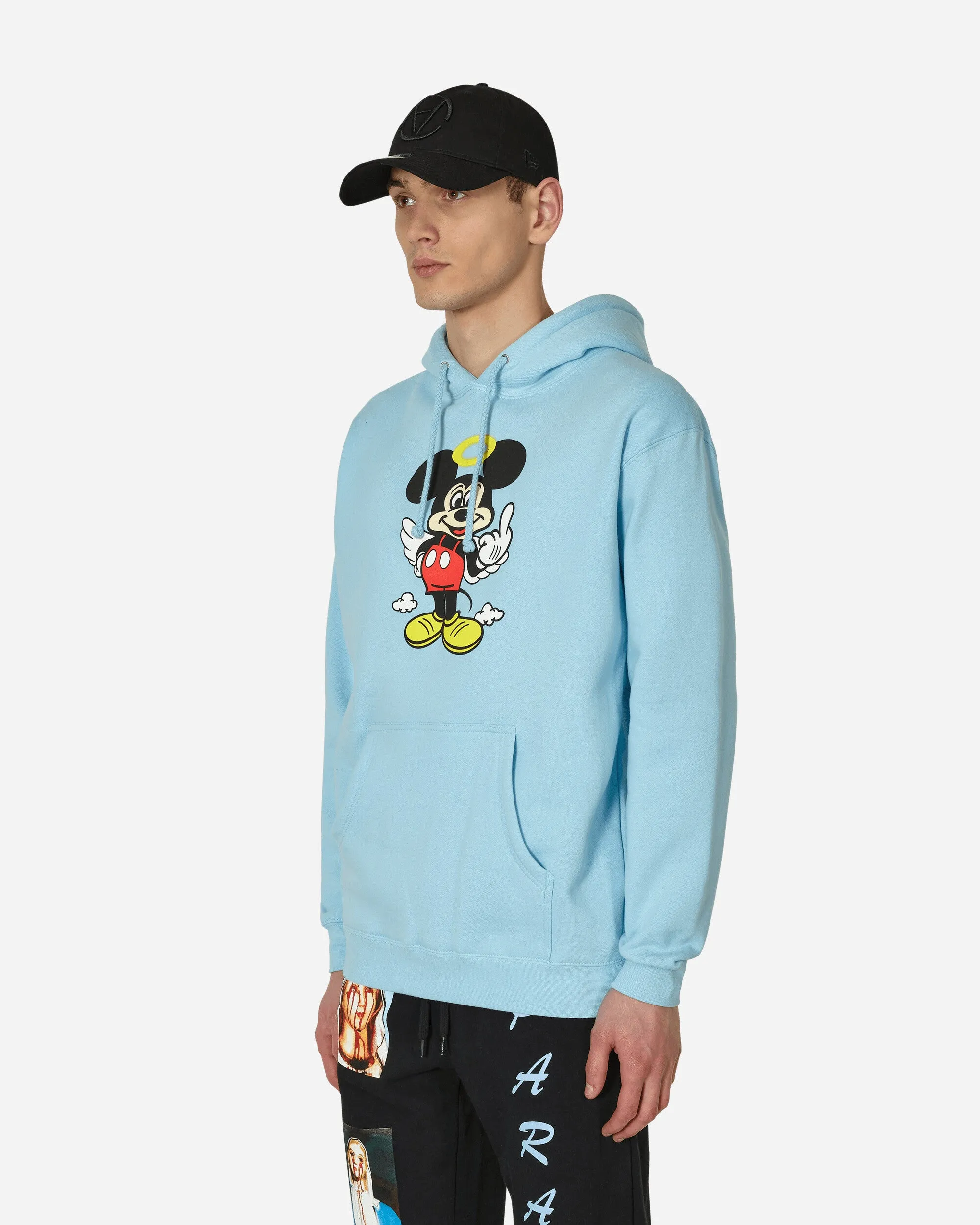 Fuck You Hooded Sweatshirt Blue