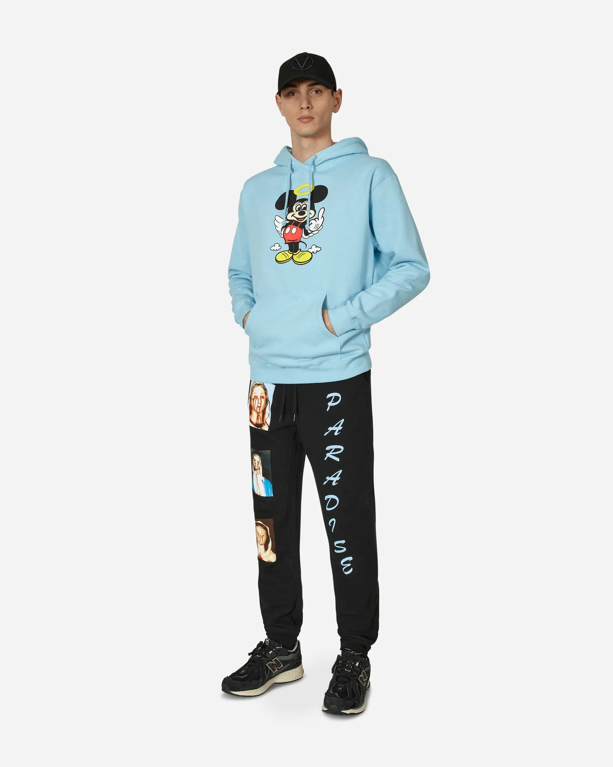 Fuck You Hooded Sweatshirt Blue
