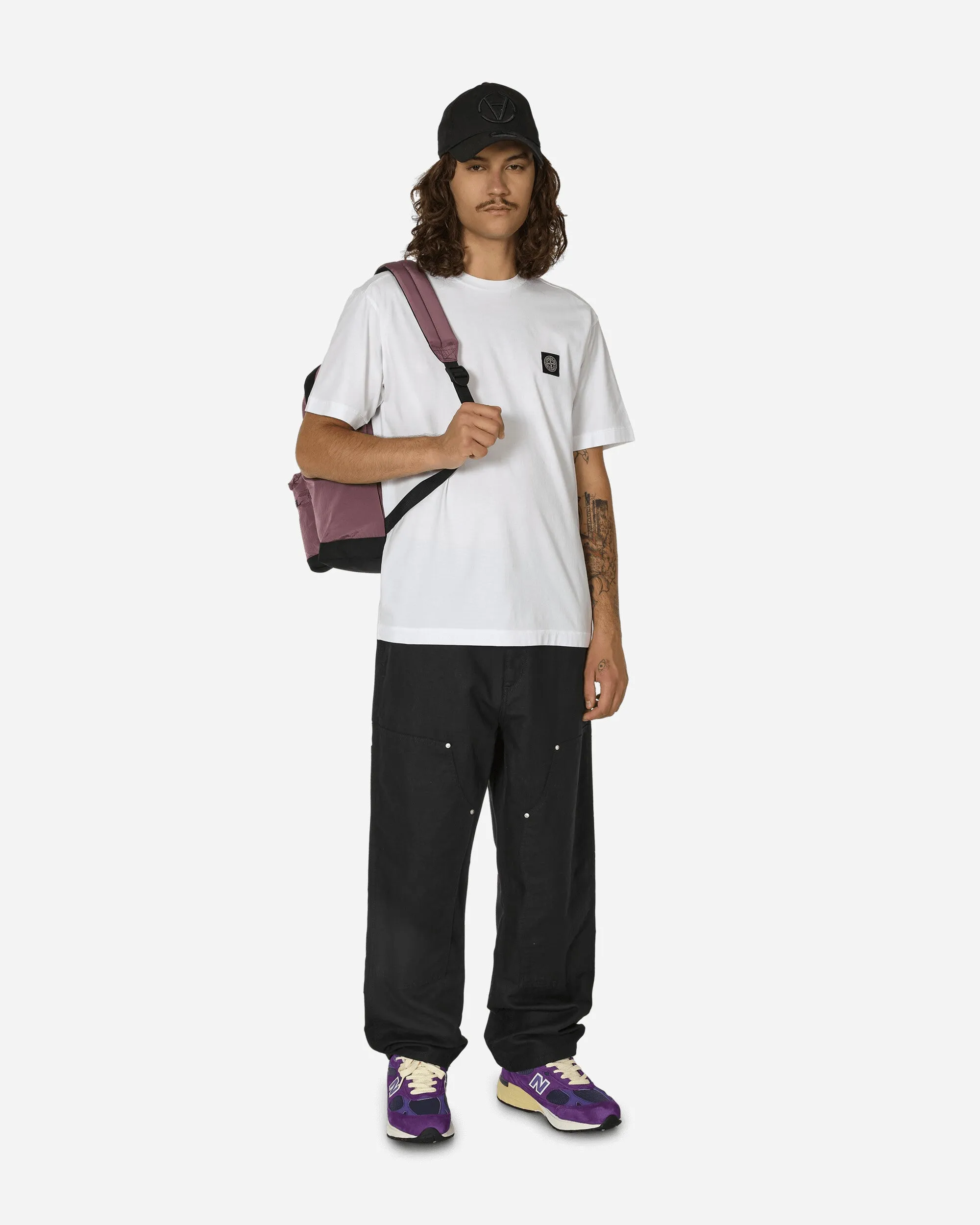 Garment Dyed Logo T-Shirt White