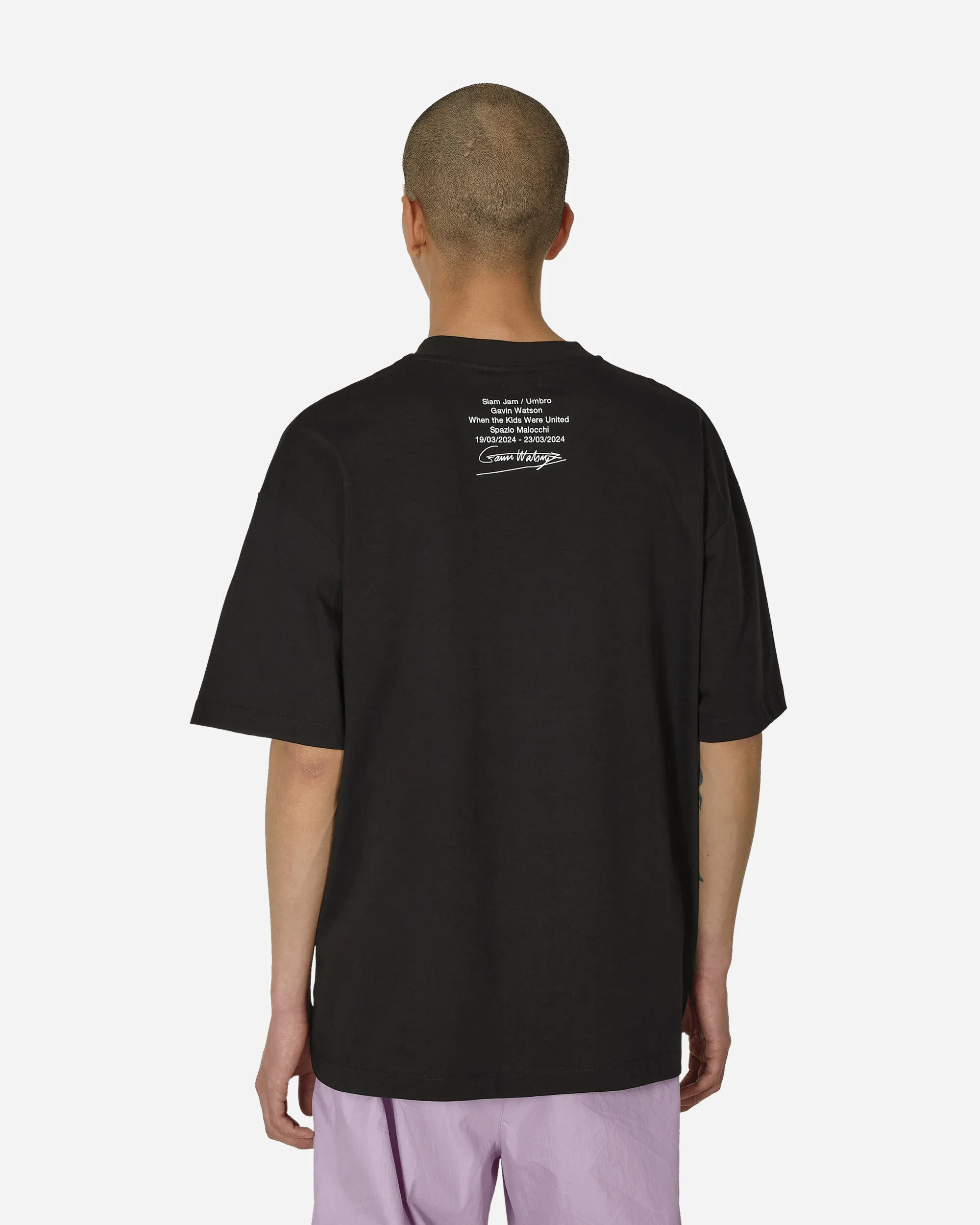 Gavin Watson Exhibition Skin T-Shirt Black