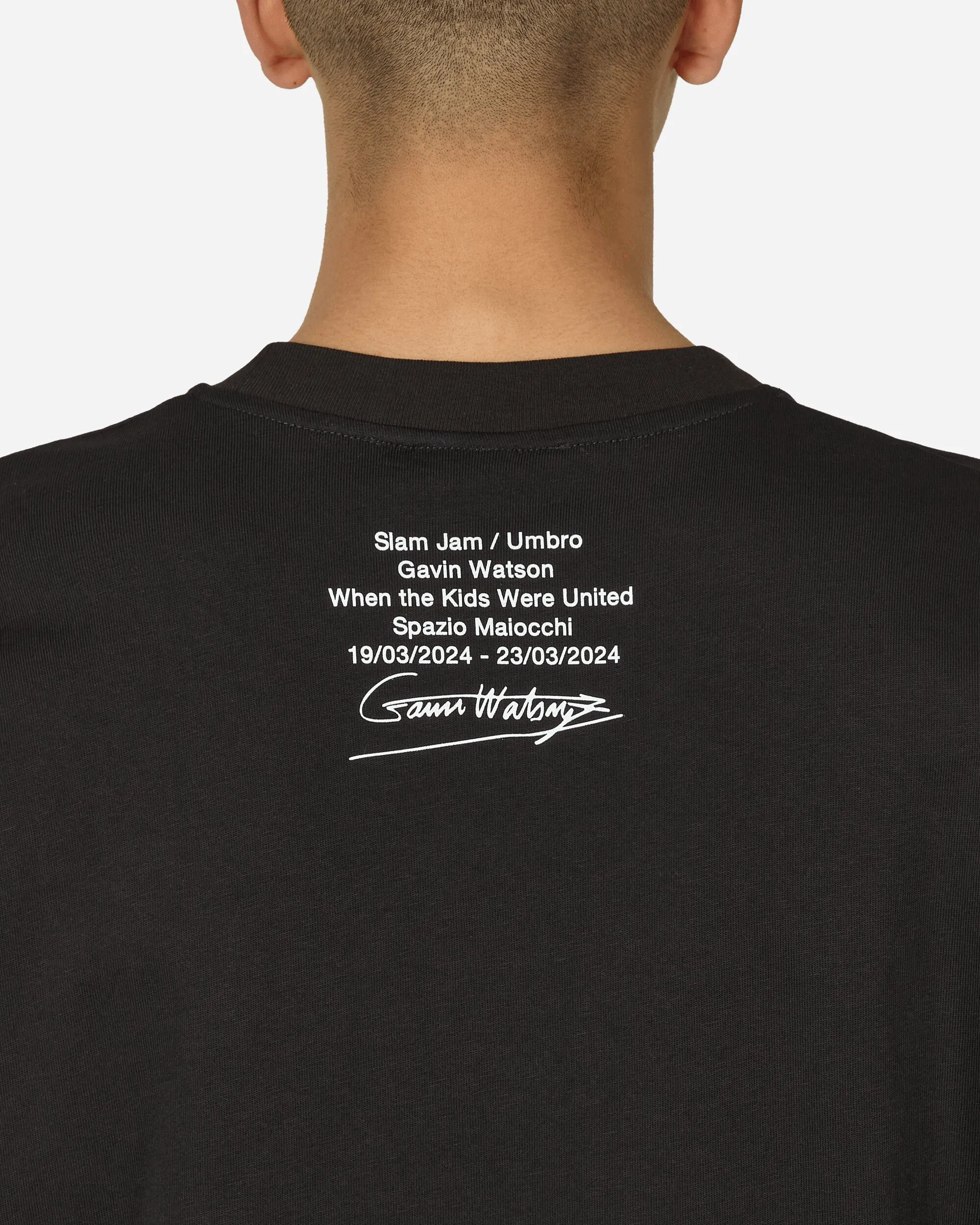 Gavin Watson Exhibition Skin T-Shirt Black