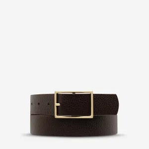 Getting Real Belt - Choc/Gold