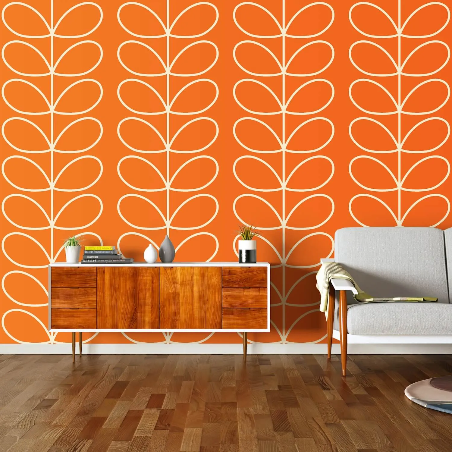 Giant Linear Stem Tomato Wallpaper - 52cm x 10m