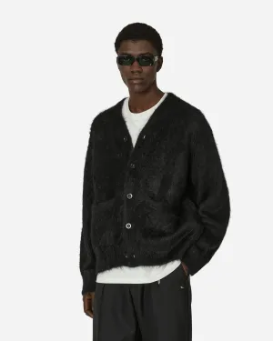 Gonz Mohair Knit Cardigan Black
