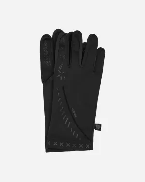 Graphic Gloves Black