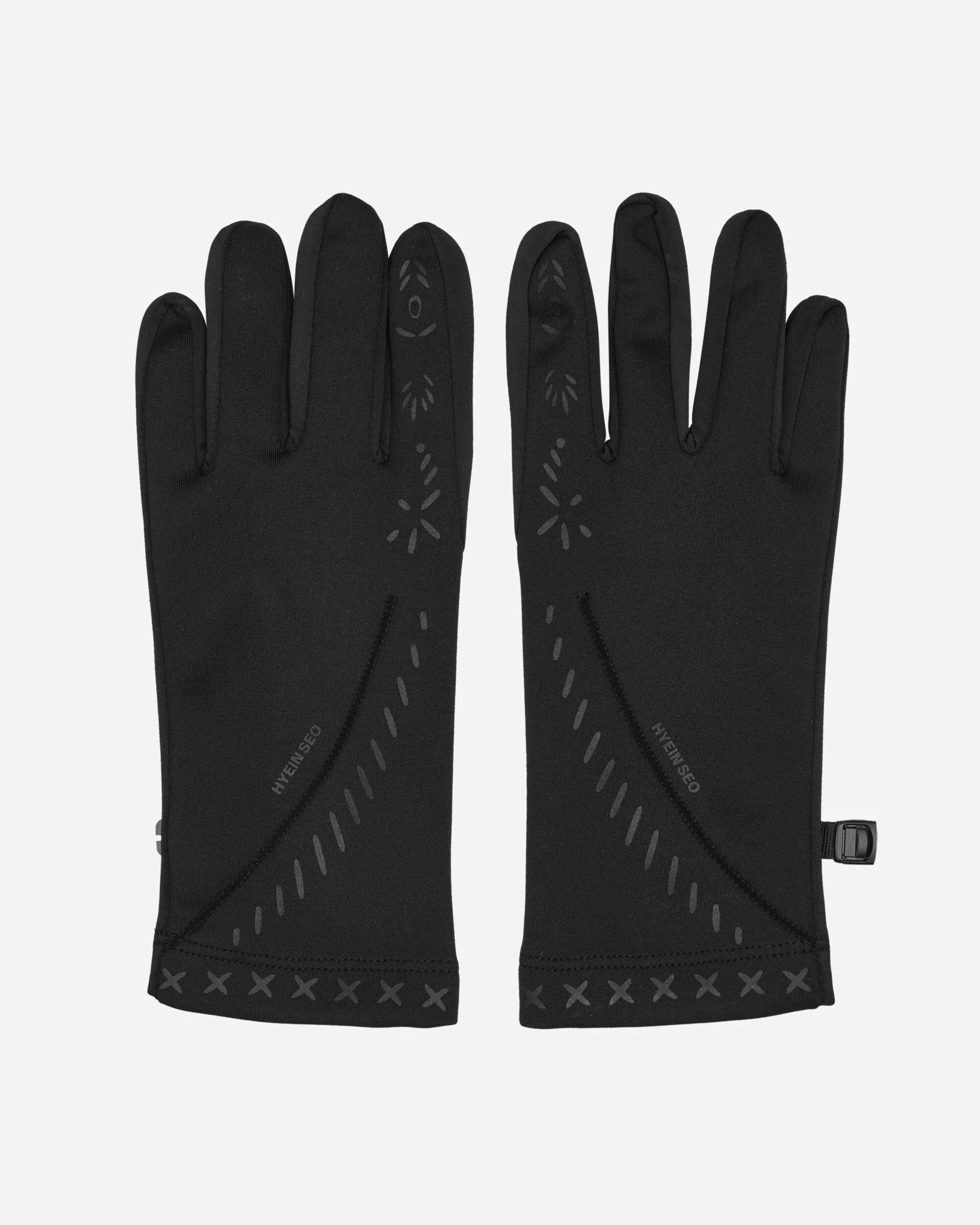Graphic Gloves Black