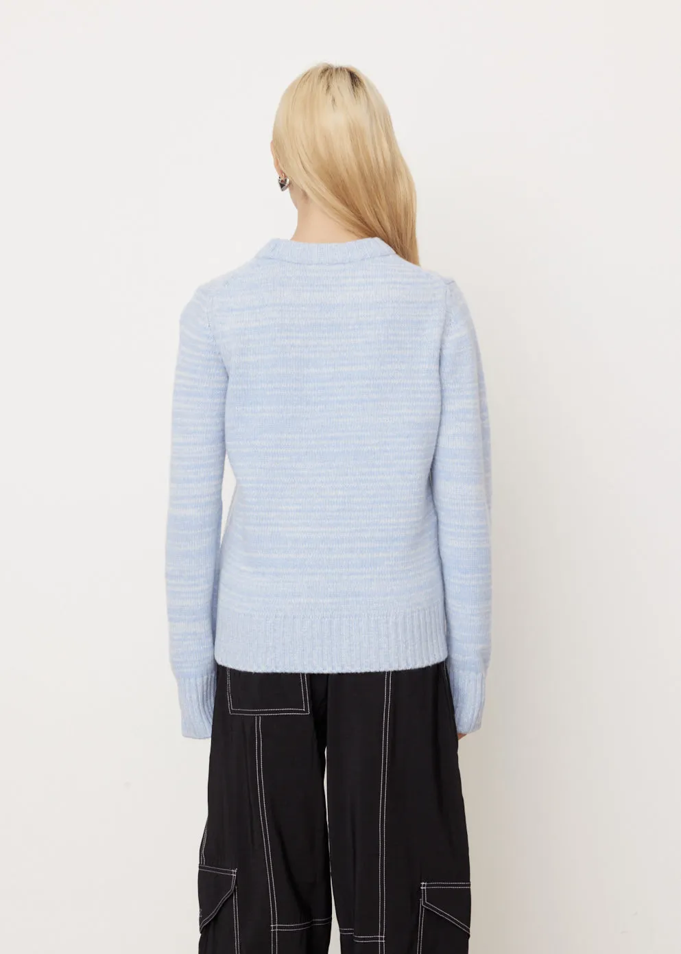 Graphic O-Neck Pullover