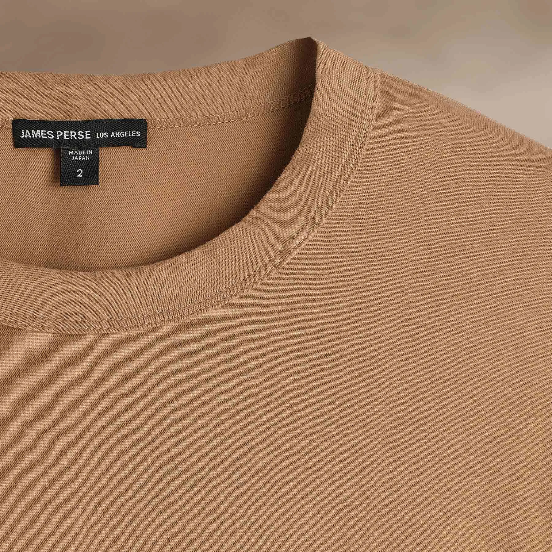 Heavy Luxe Jersey Crew - Camel