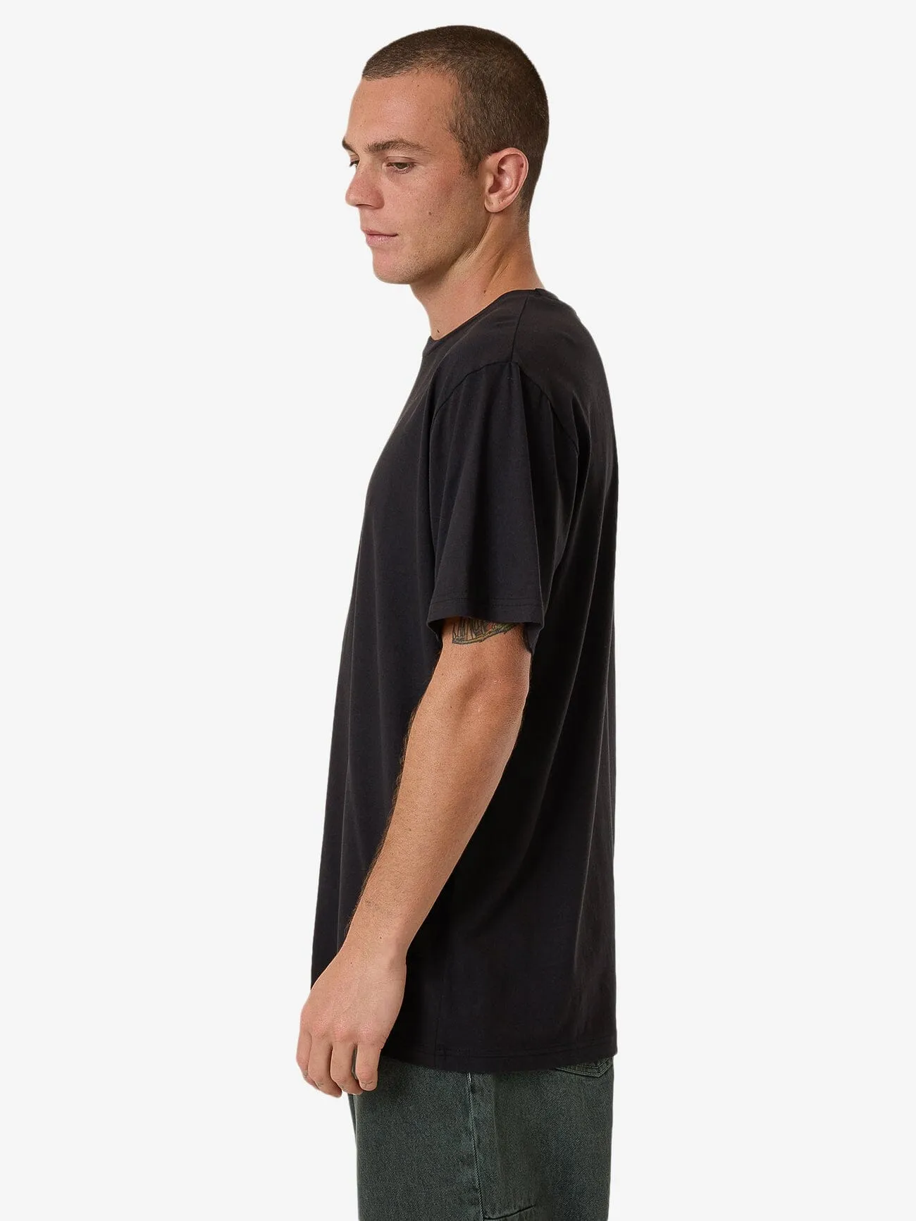Heavy Times Merch Fit Tee - Black