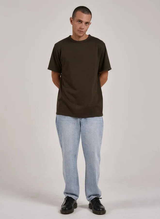 Hemp Thrills Embro Merch Fit Tee - Tarmac