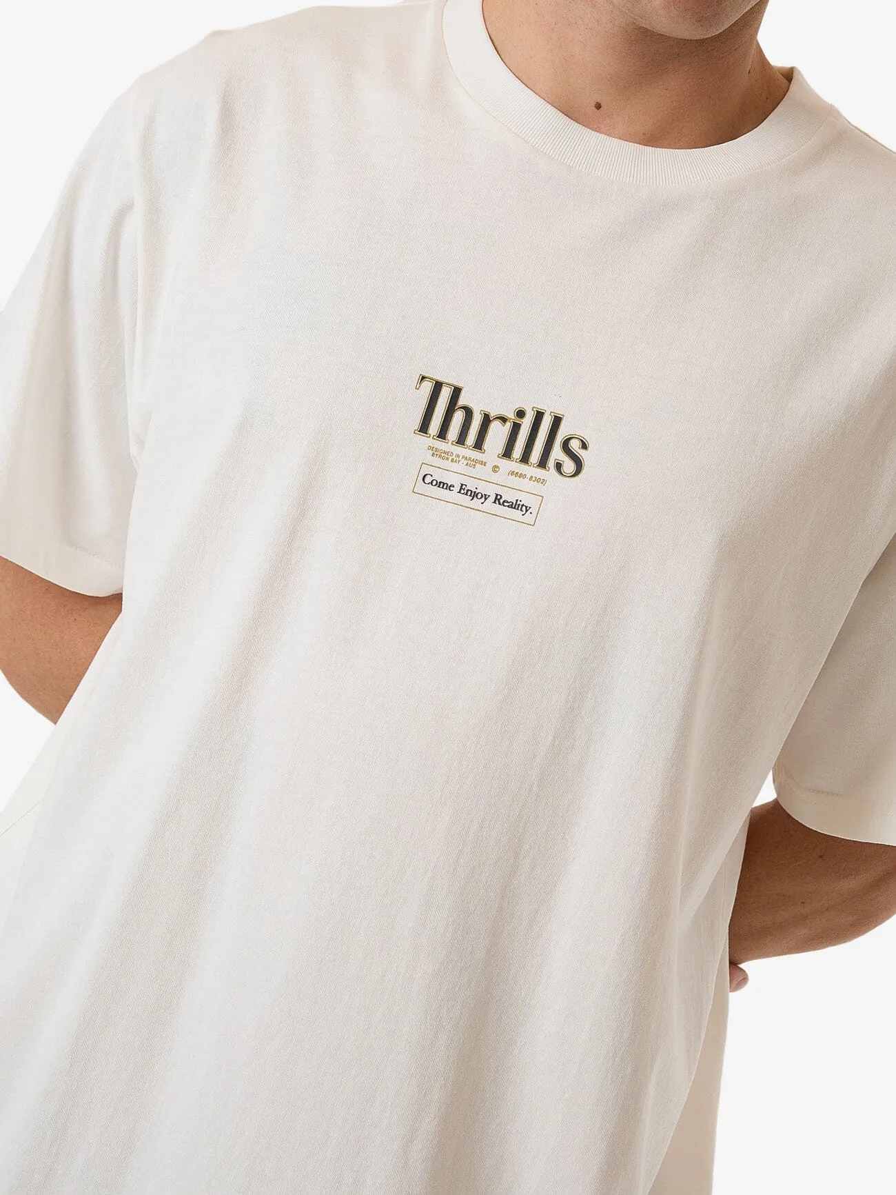 Higher Road Merch Fit Tee - Heritage White