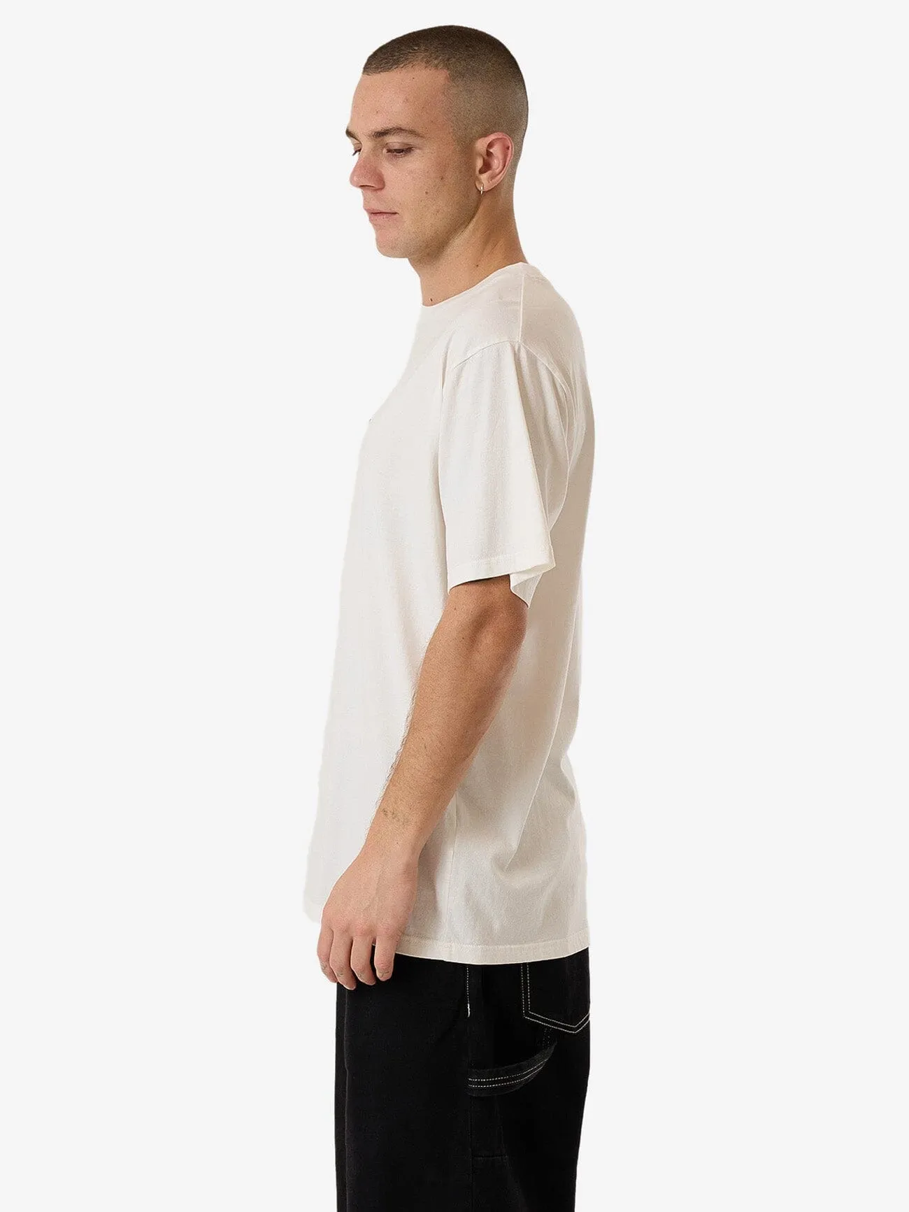 Higher Road Merch Fit Tee - Heritage White