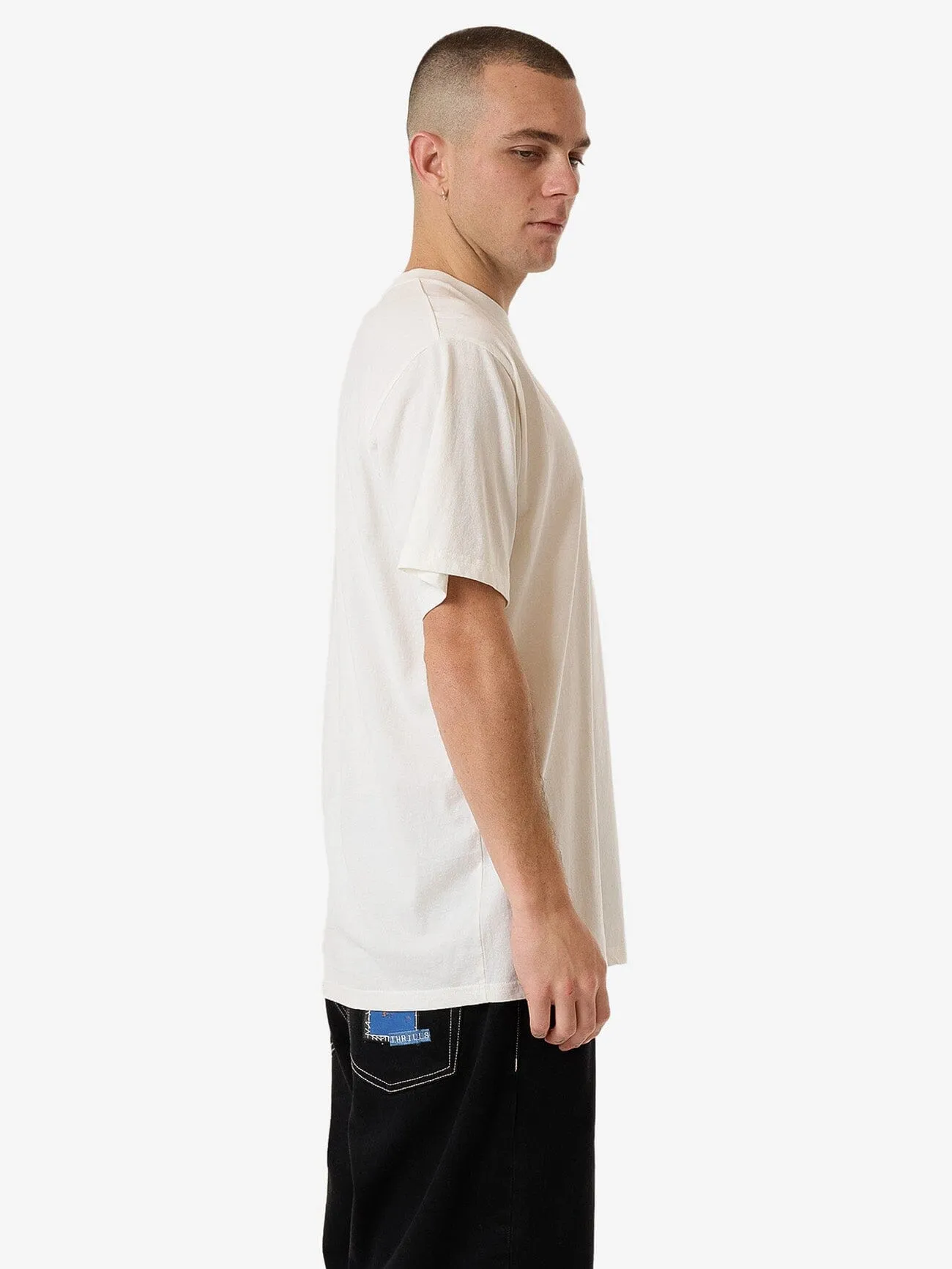 Higher Road Merch Fit Tee - Heritage White