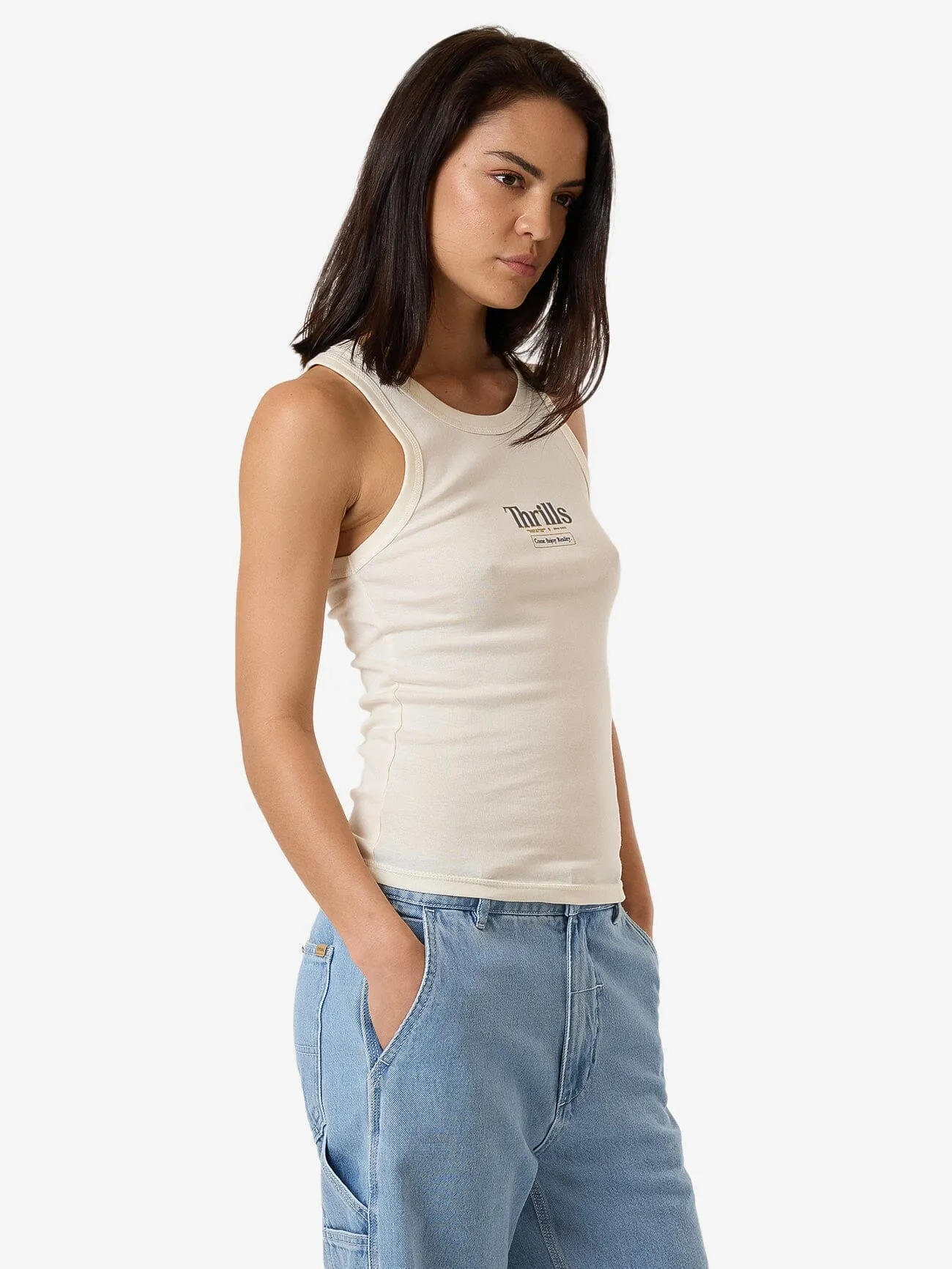 Higher Road Sloane Tank - Unbleached