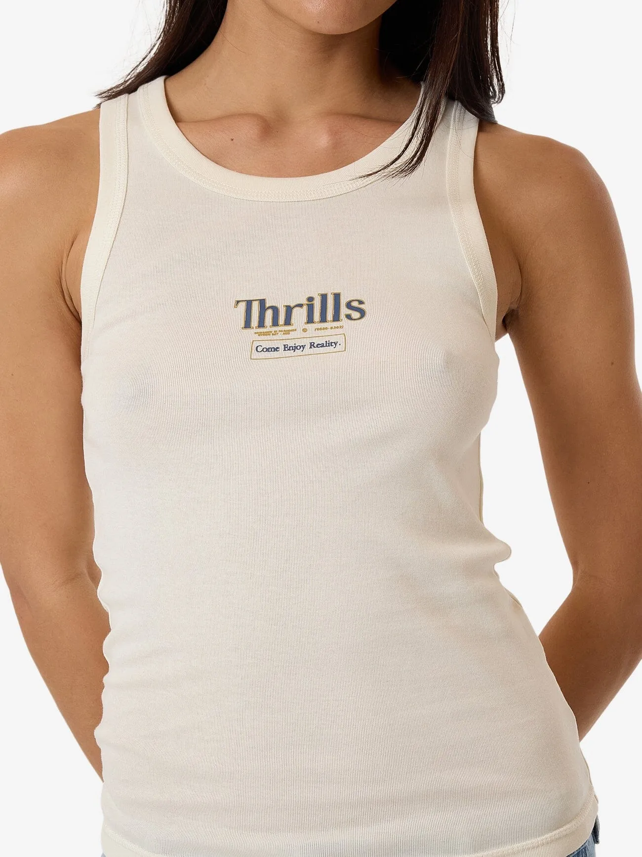Higher Road Sloane Tank - Unbleached
