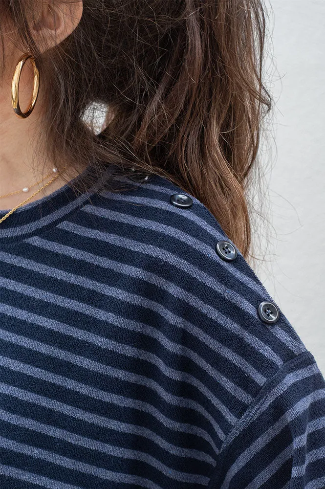 Hod Victorine Marine Stripe Sweatshirt
