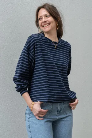 Hod Victorine Marine Stripe Sweatshirt