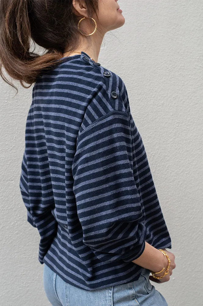 Hod Victorine Marine Stripe Sweatshirt