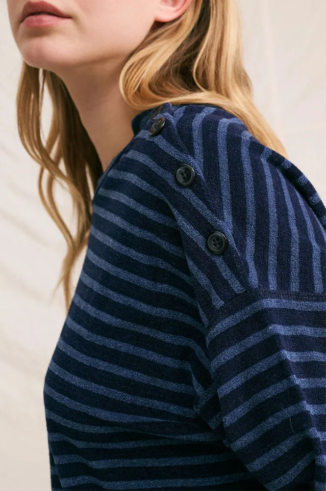 Hod Victorine Marine Stripe Sweatshirt