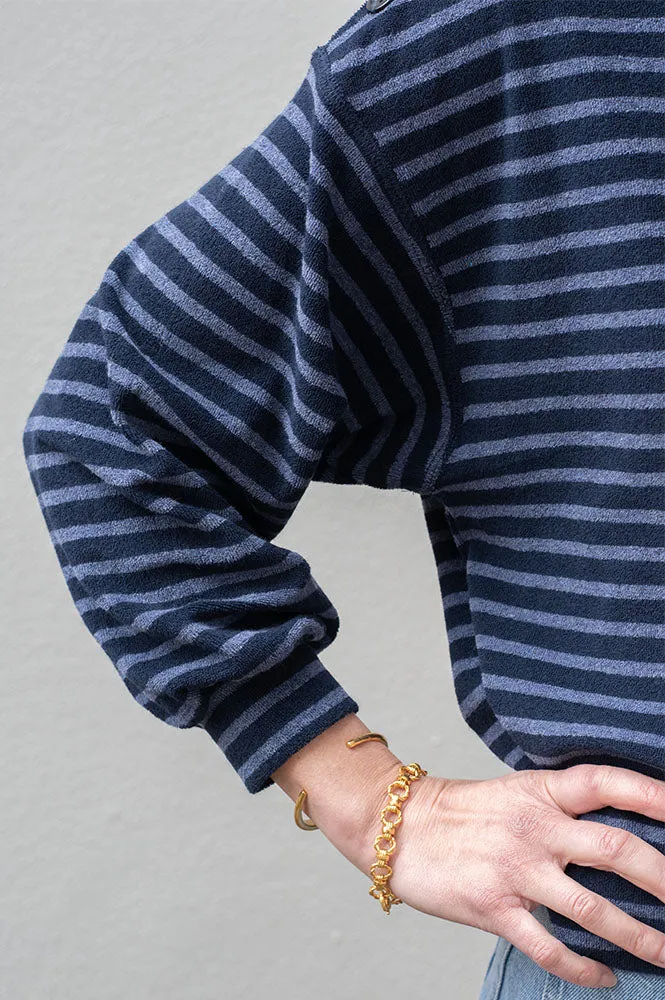 Hod Victorine Marine Stripe Sweatshirt