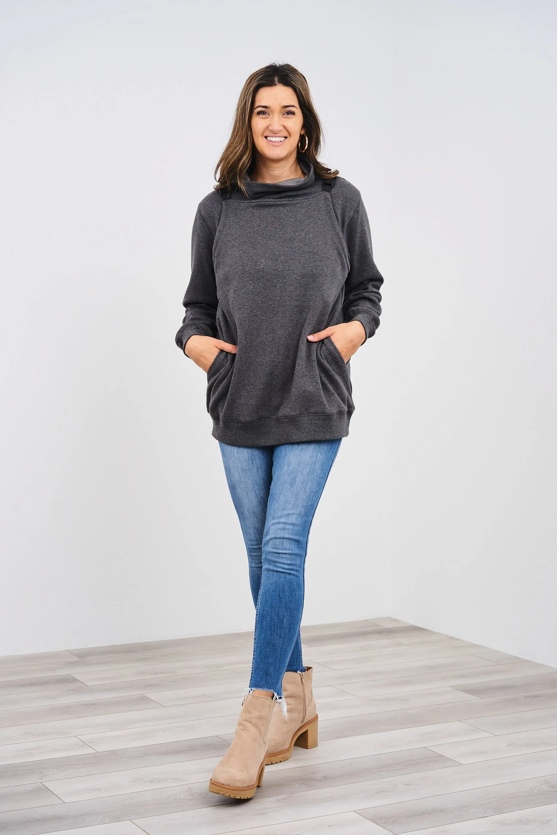 Latched Mama Buckle & Go Babywearing Pullover - Final Sale