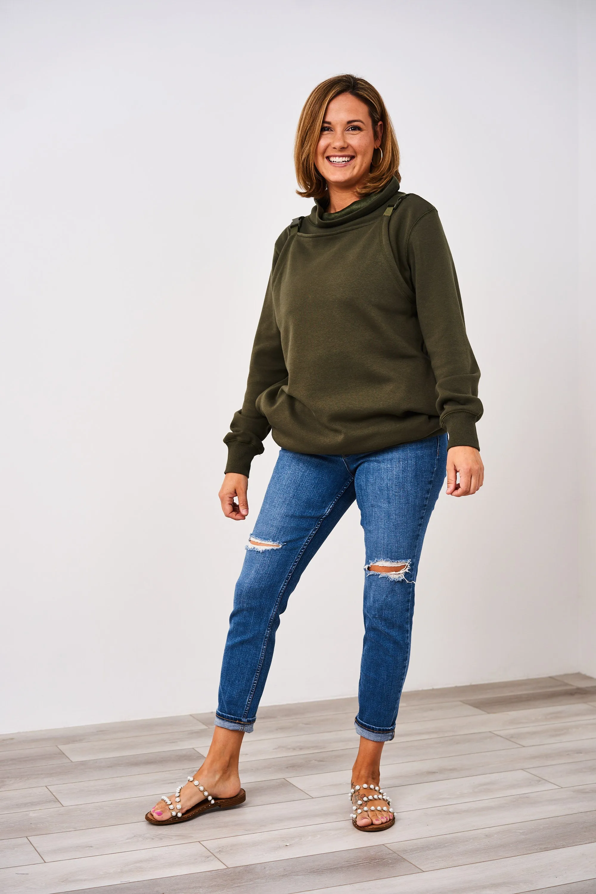 Latched Mama Buckle & Go Babywearing Pullover - Final Sale