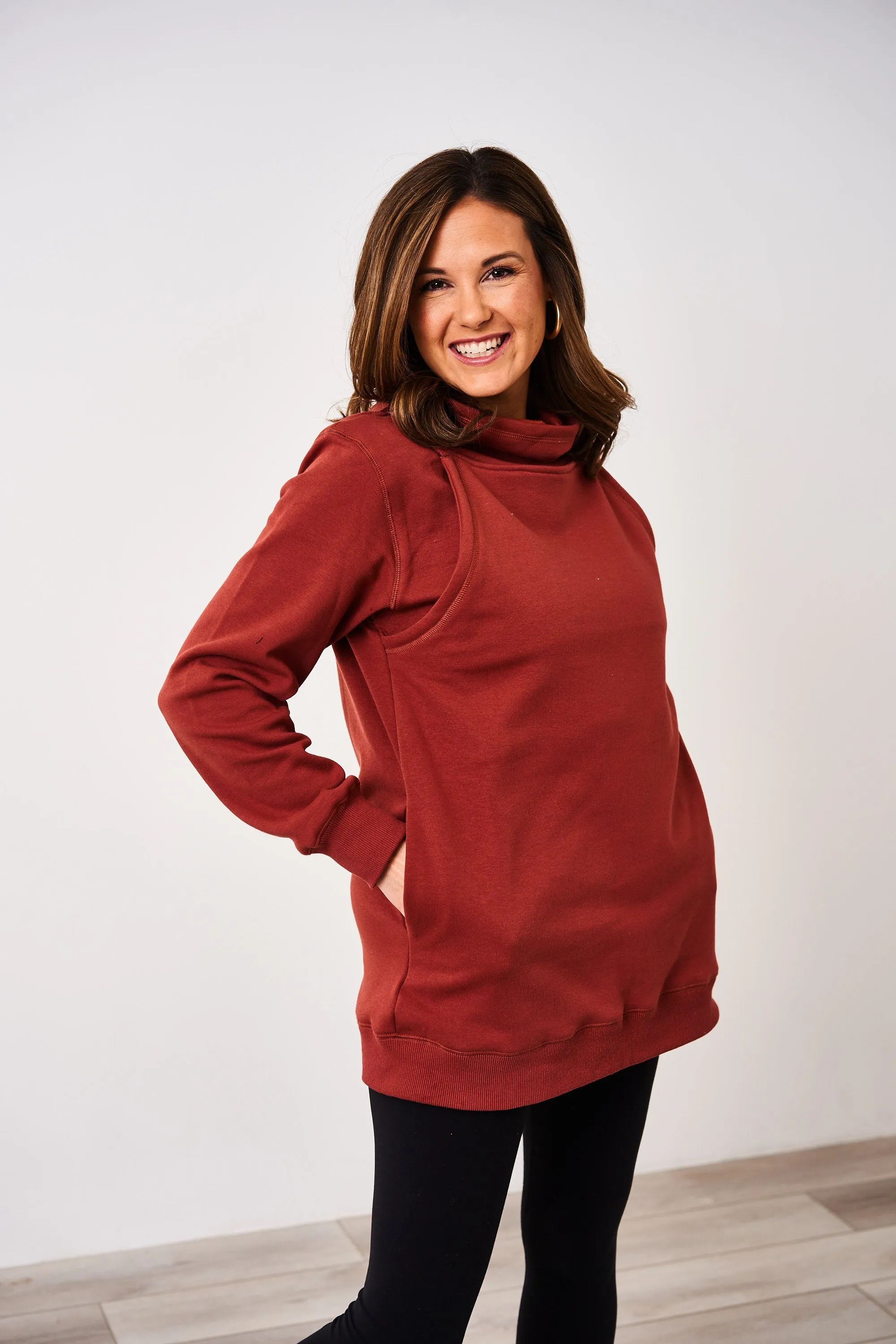 Latched Mama Buckle & Go Babywearing Pullover - Final Sale