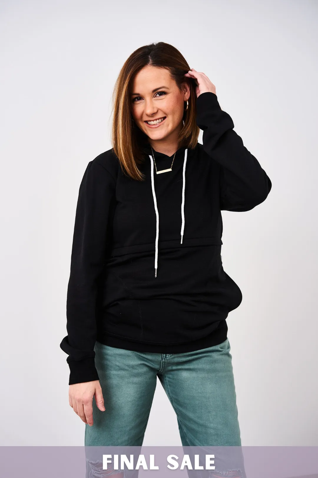Latched Mama Classic Zipper Nursing Hoodie - Final Sale