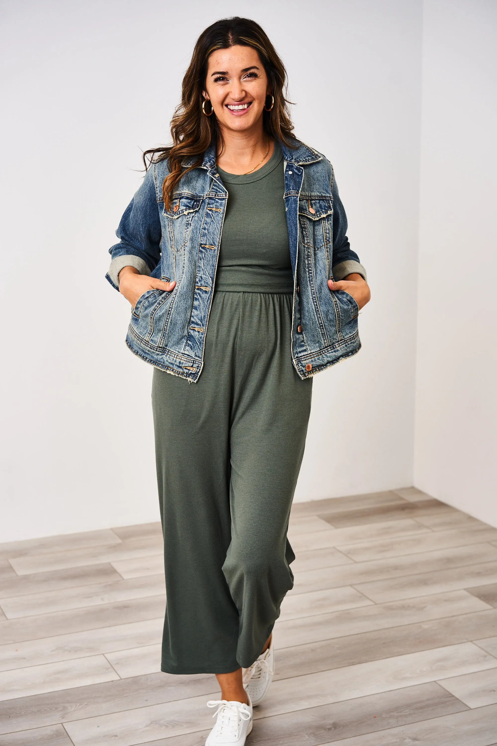Latched Mama Long Sleeve Ribbed Nursing Jumper - Final Sale