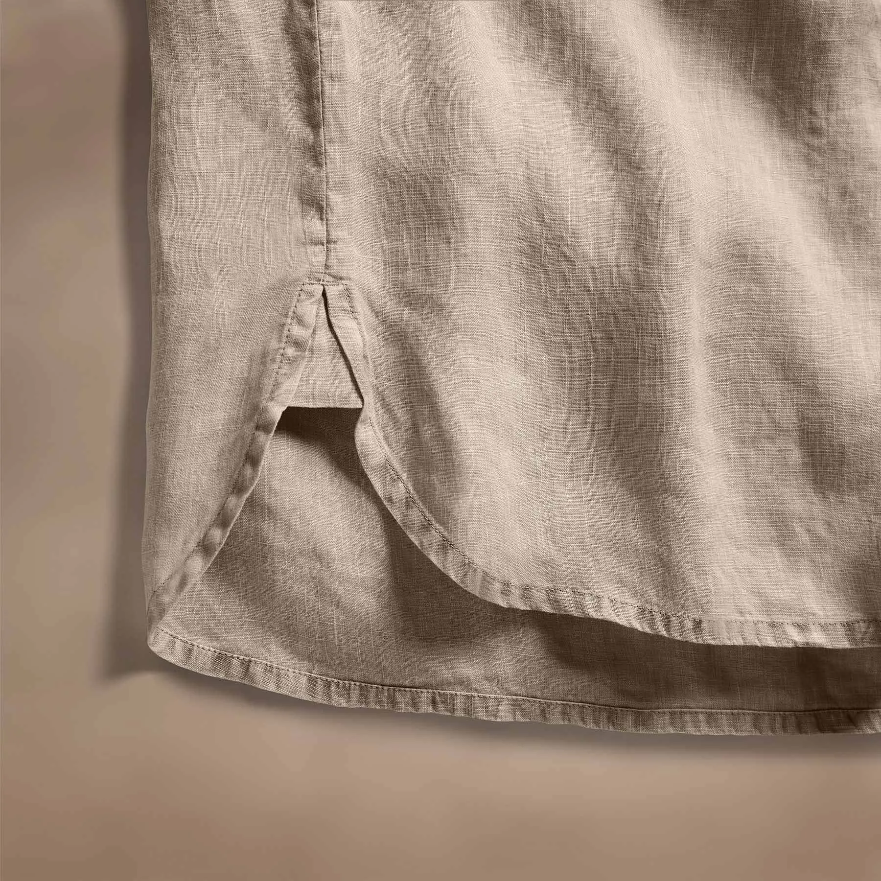 Lightweight Linen Shirt - Overcast Pigment