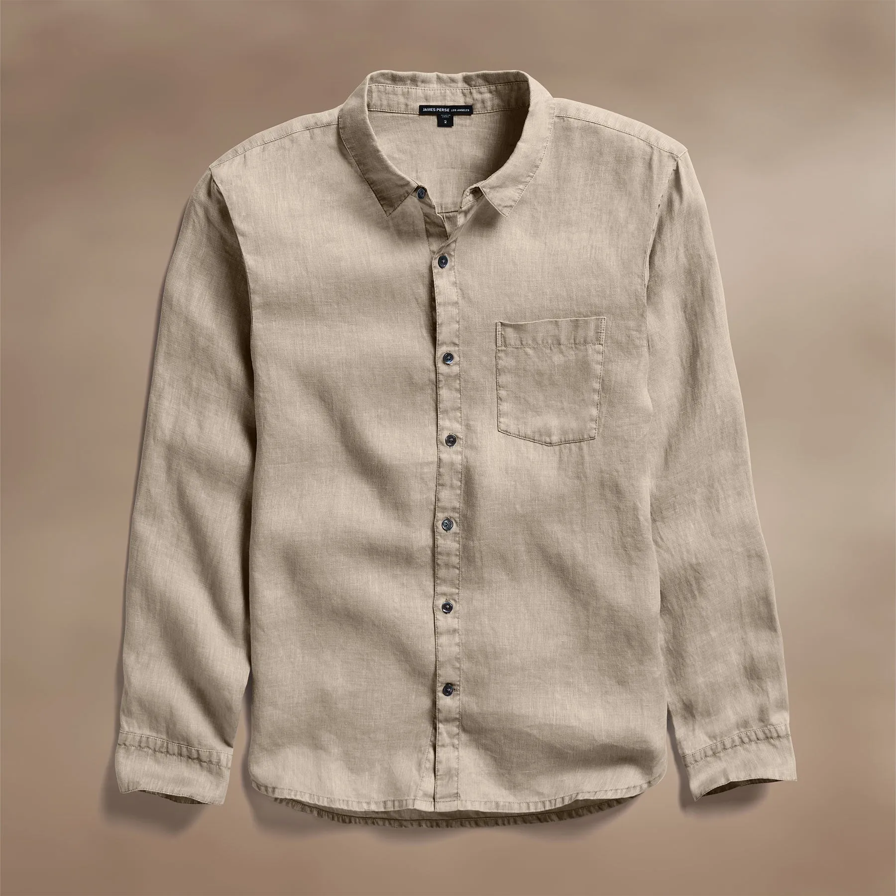 Lightweight Linen Shirt - Overcast Pigment