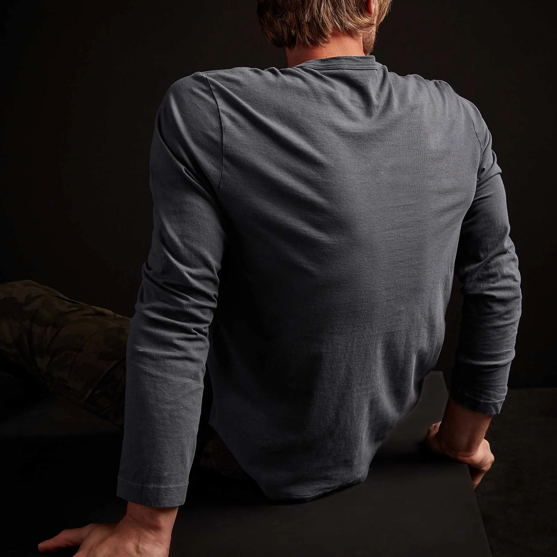 Long Sleeve Crew Neck - Maine Pigment
