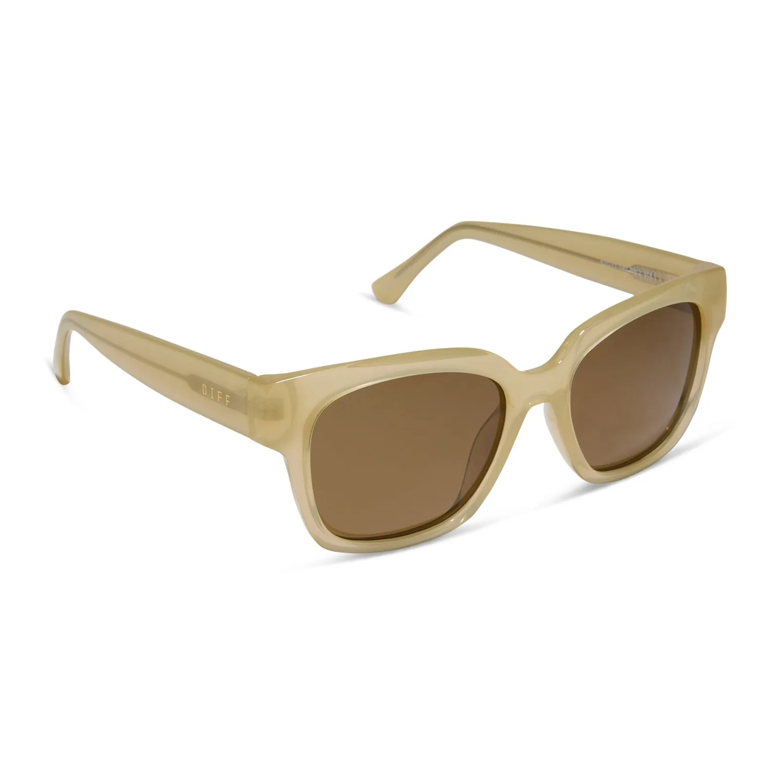 MADISON MEALY - MAE   NEUTRAL CRYSTAL   TRUFFLE   POLARIZED SUNGLASSES