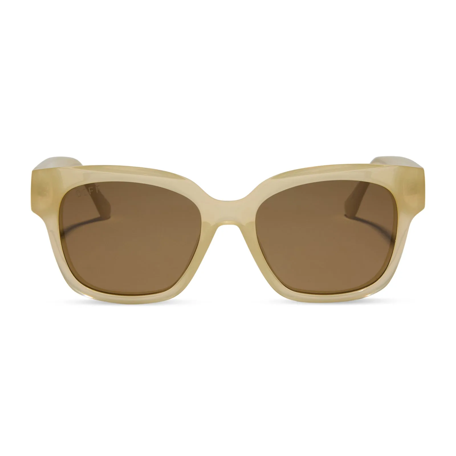 MADISON MEALY - MAE   NEUTRAL CRYSTAL   TRUFFLE   POLARIZED SUNGLASSES