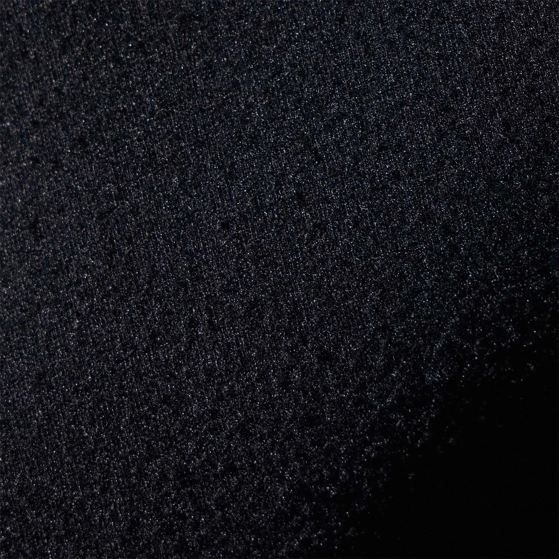 Matte Scuba Full Zip - Black