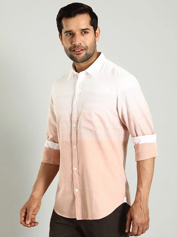 Men Striped Full Sleeve Cotton Shirt