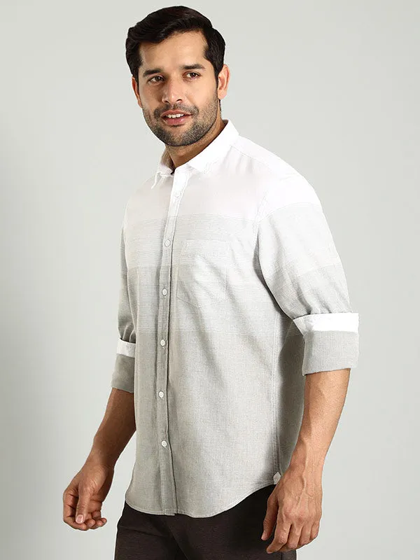 Men Striped Full Sleeve Cotton Shirt