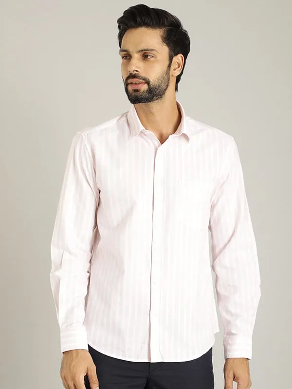Men Striped Full Sleeve Cotton Shirt